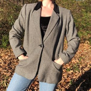 Houndstooth Blazer